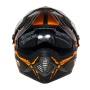 Шлем кроссовый BEON B-600 MATT-BLACK ORANGE - фото 1